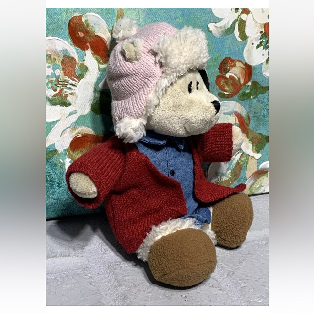 2016 Starbucks Bearista Bear 118th Edition Starbucks Coffee Plush Red Sweater 9" - Picture 3 of 7
